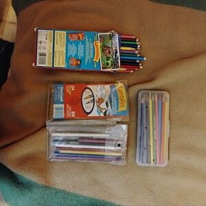 3 Sets Of 24 Laurentian Pencil Crayons